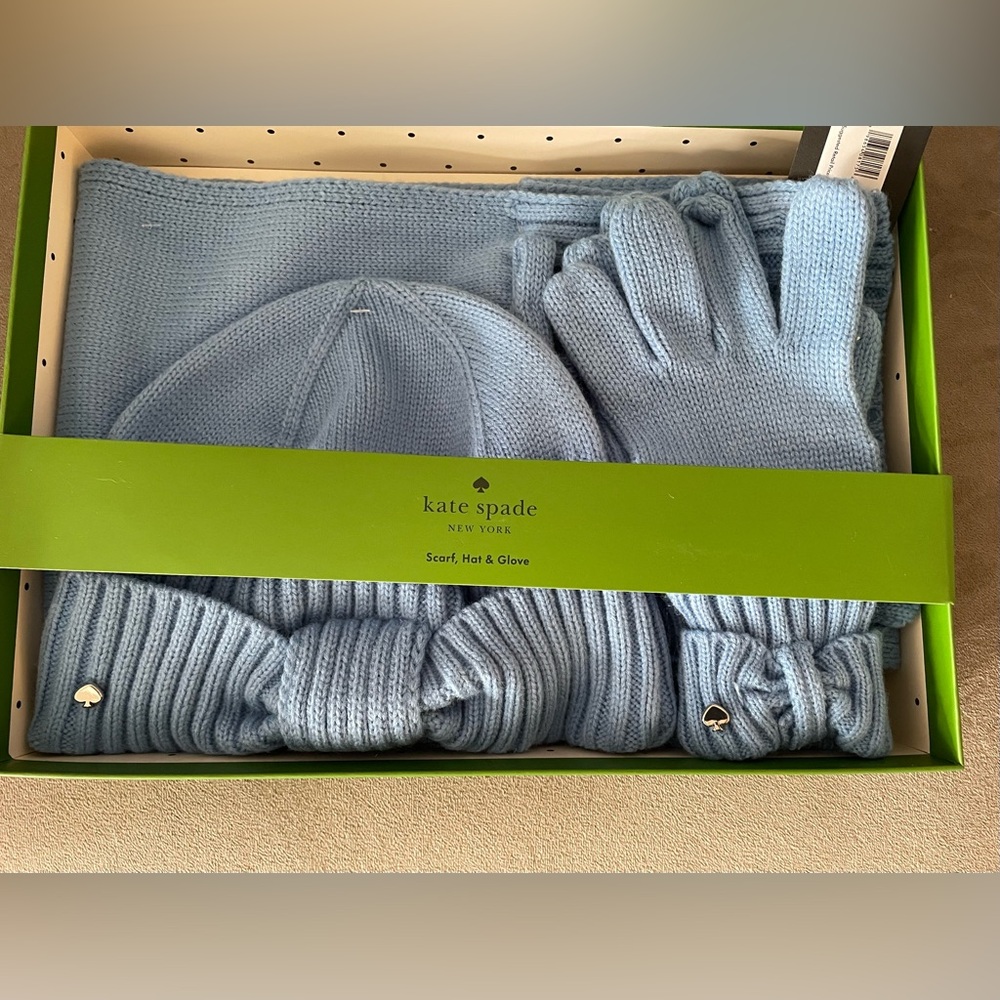 NEW Kate Spade Scarf, Hat, & Gloves